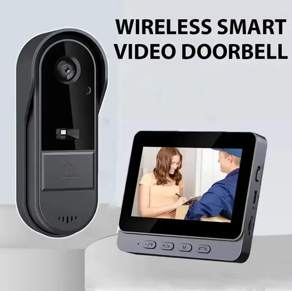 Smart Home Video Doorbell Installation - Draadloos 2.4G slimme deurbelcamera systeem met