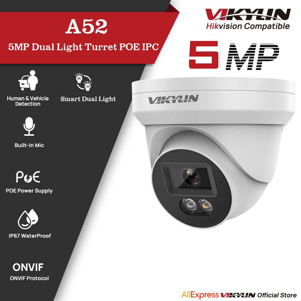 Smart Home Microsoft - VIKYLIN 5MP IP-beveiligingscamera met Dual Smart