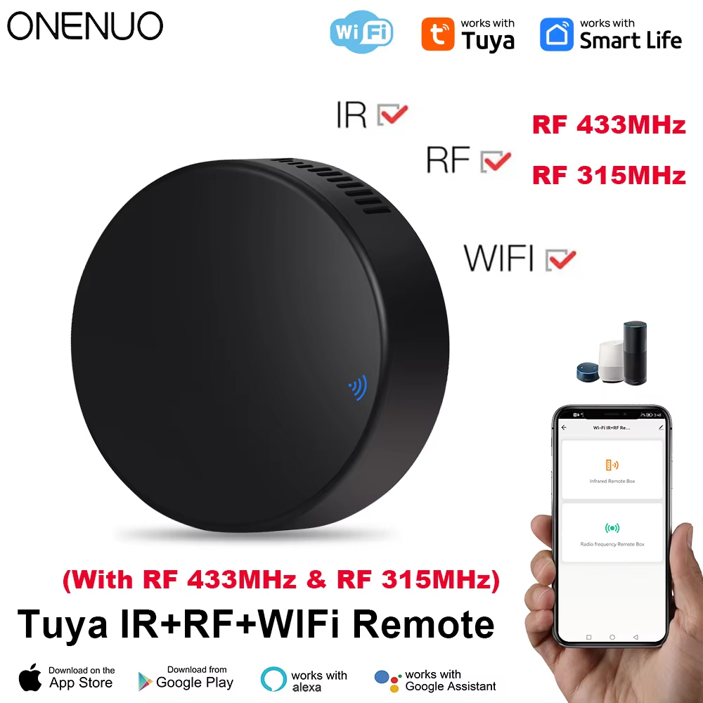 Smart Home Ikea - Tuya WiFi RF IR-afstandsbediening 433 MHz