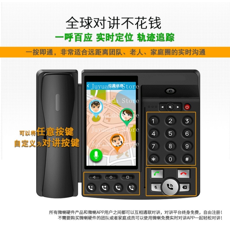Smart Elderly Home - Smartphone Thuiskantoor Netwerk Wifi Videotelefoon Vaste