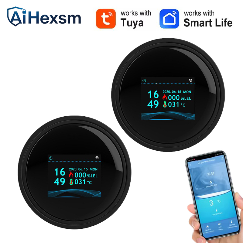 Smart Home Ikea - Tuya Wifi-lek met temperatuurfunctie Brandbaar gasdetectoren