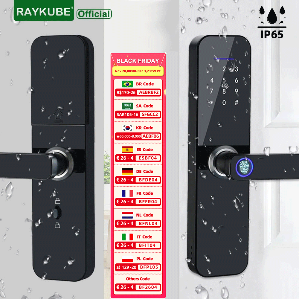 Smart Home Ezviz - RAYKUBE F005 IP65 Waterdicht Tuya Wifi