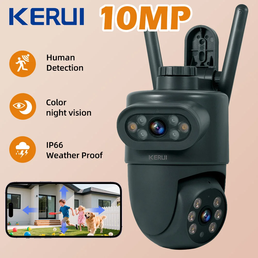Smart Home Os - KERUI Outdoor 10MP 5K HD Dual