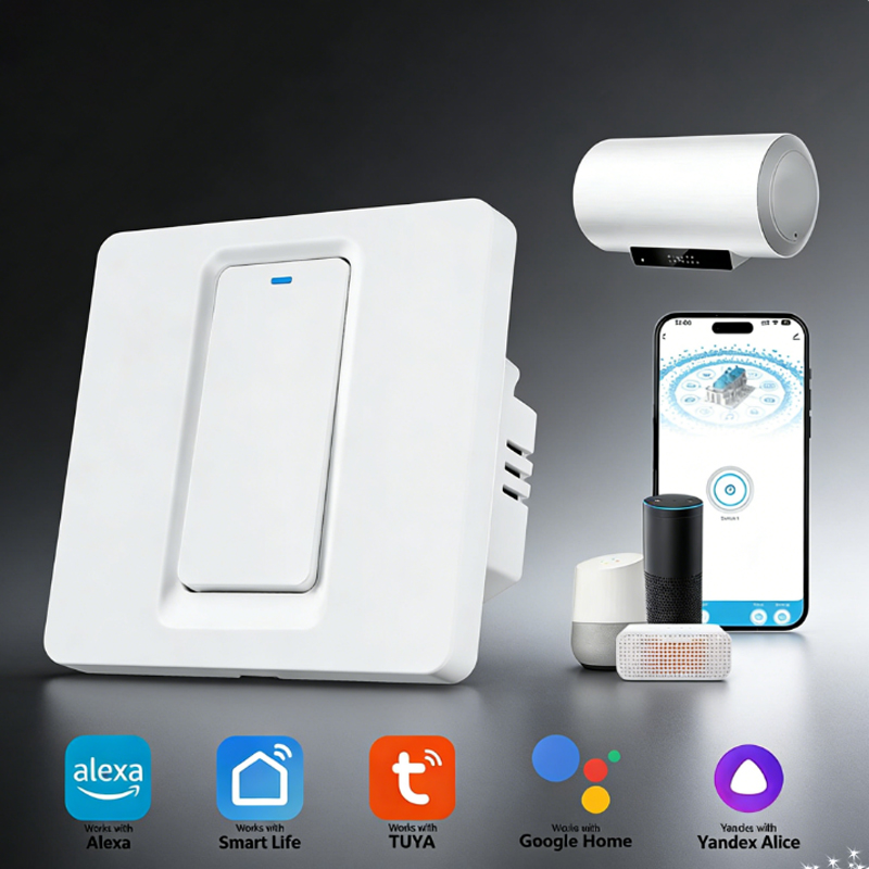 Smart Home Ikea - Slimme boilerschakelaar/WiFi en Bluetooth-aanraakbediening Werkt met