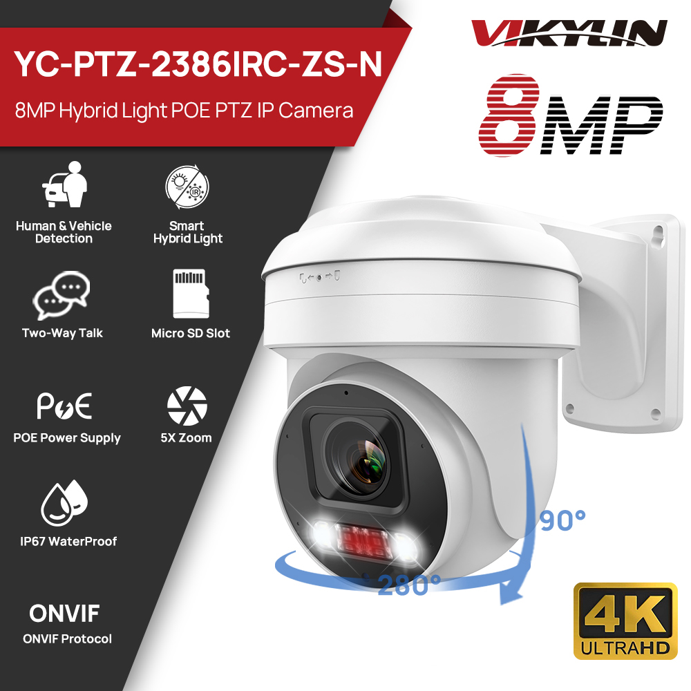 Smart Home Microsoft - Vikylin PTZ 5X Optische Zoom 8MP