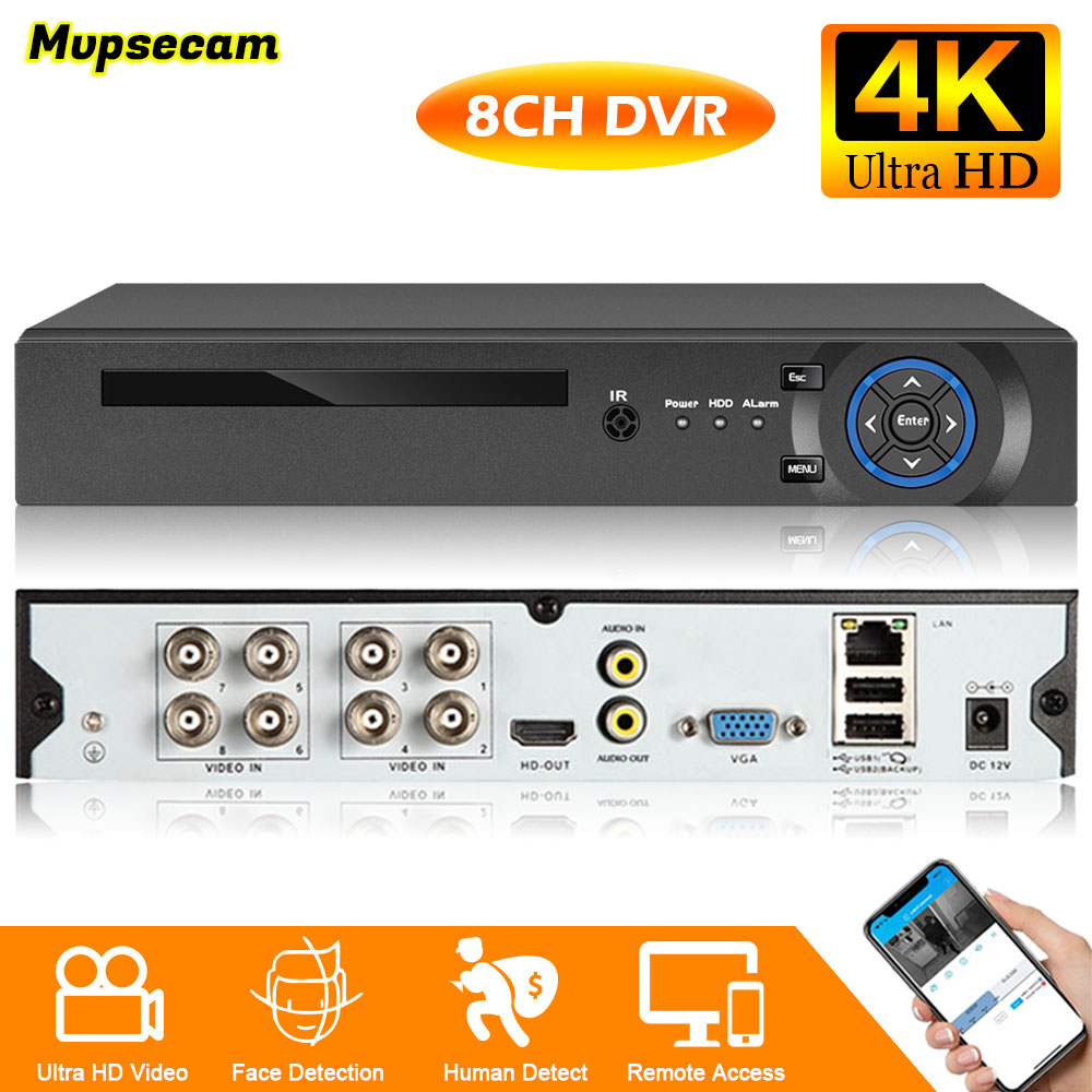 Smart Home Microsoft - 4K 8MP Beveiliging CCTV DVR Smart