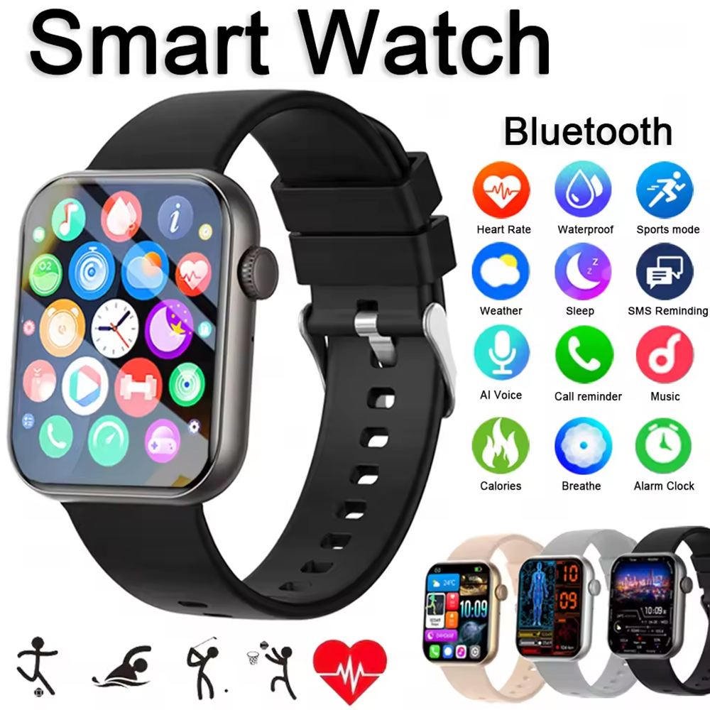 Smart Home Os - Origineel Heren Smartwatch Fitness Tracker BT