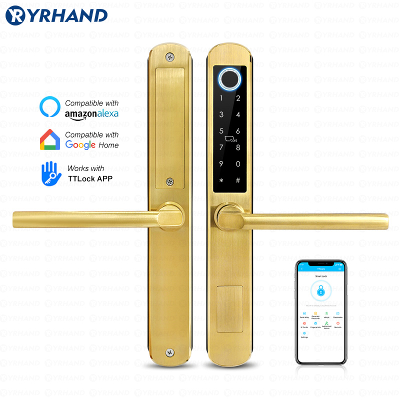 Smart Home Ezviz - Ip66 Goud Roestvrij Staal Glijdend Glas