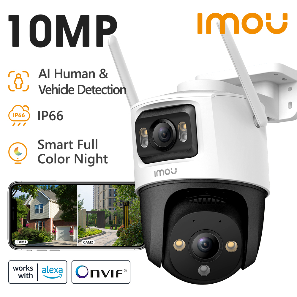 Smart Home Ezviz - IMOU Buitencamera met dubbele lens PT-camera