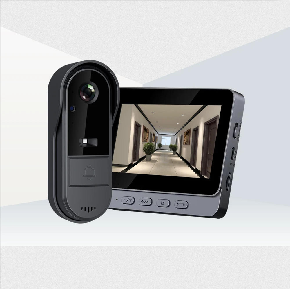 Draadloos 2.4G slimme deurbelc - Smart Home Video Doorbell Installation recensie en prijs