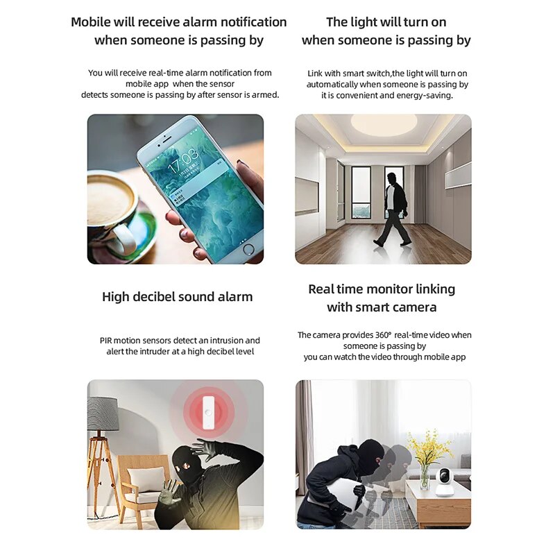 Tuya WiFi Zigbee PIR Bewegings - Zigbee Motion Sensor recensie en prijs