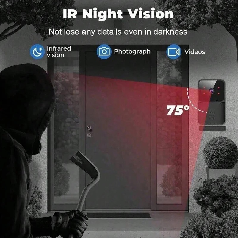 Slimme WiFi draadloze deurbel  - Smart Home Video Doorbell Installation recensie en prijs