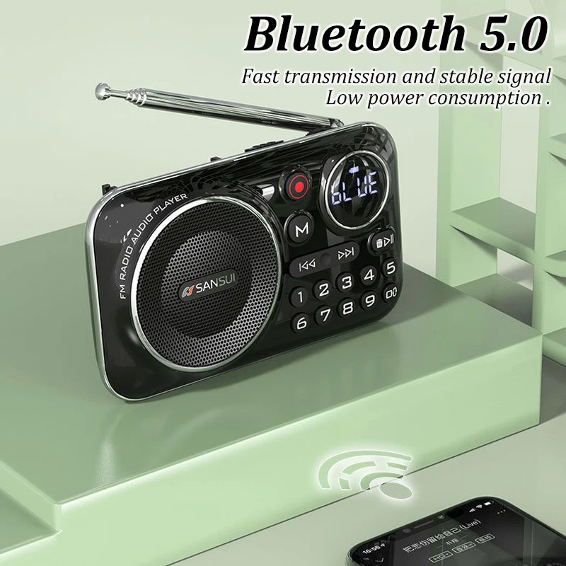 Draagbare Bluetooth 5.0-radiol - Smart Elderly Home recensie en prijs
