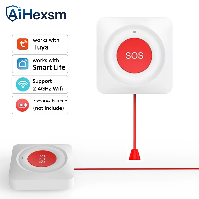 Tuya WiFi SOS-knop met makkeli - Smart Elderly Home recensie en prijs