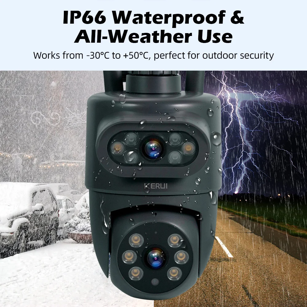 KERUI Outdoor 10MP 5K HD Dual  - Smart Home Os recensie en prijs