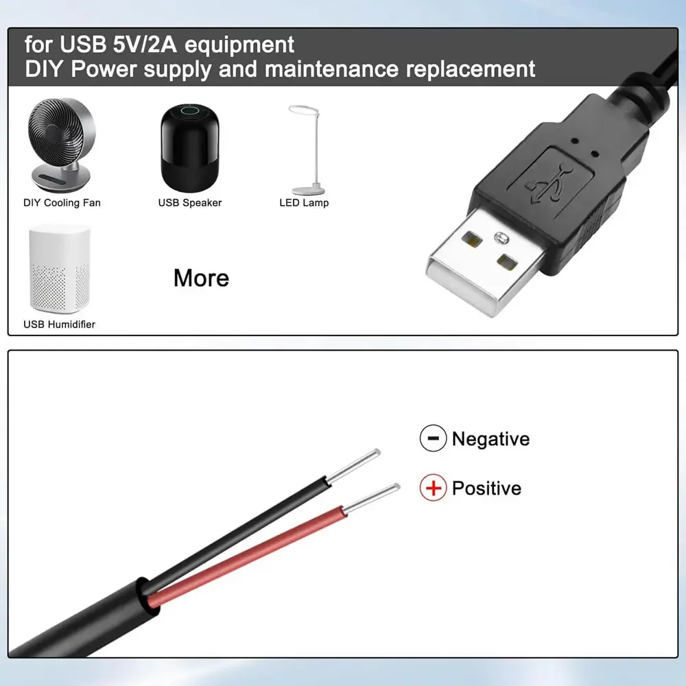 DC 2-pins USB-voedingskabel US - Smart Power Strip recensie en prijs