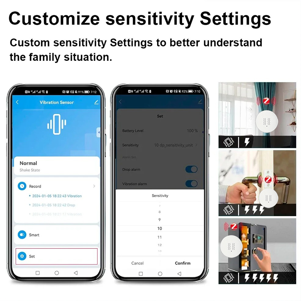 Tuya Zigbee slimme trillingsse - Zigbee Motion Sensor recensie en prijs
