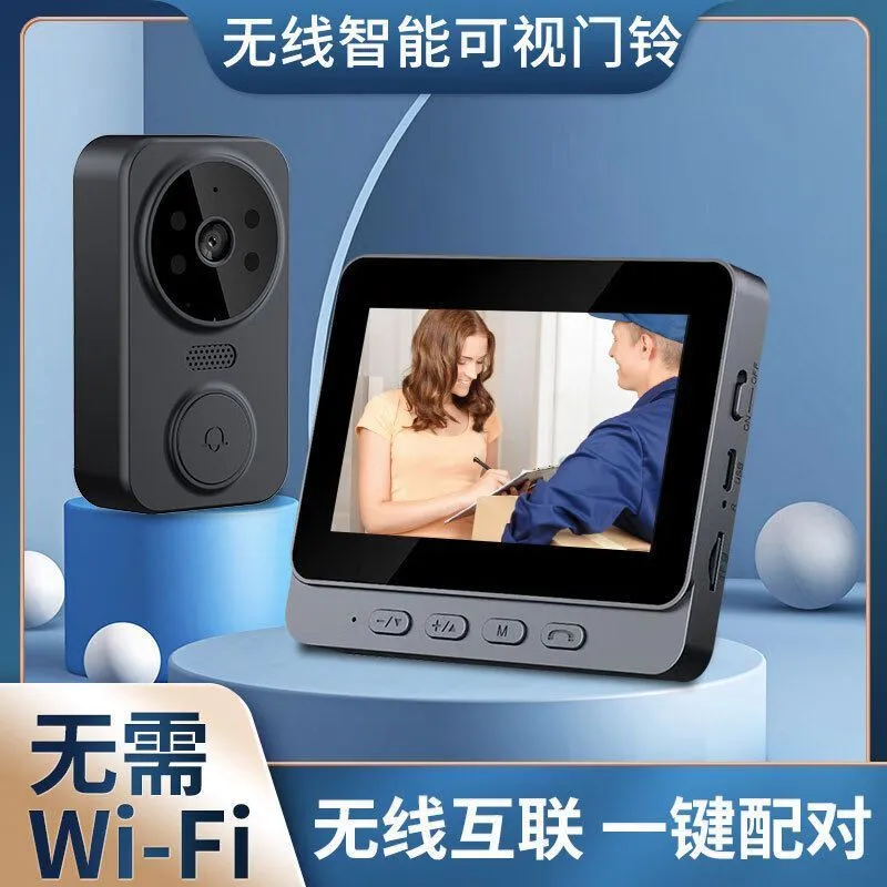 Slimme draadloze videodeurbelc - Smart Home Video Doorbell Installation recensie en prijs