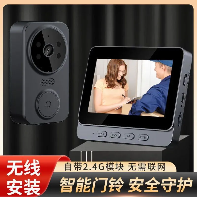 Slimme draadloze videodeurbelc - Smart Home Video Doorbell Installation recensie en prijs