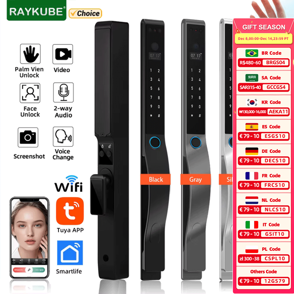 RAYKUBE DQ10 Tuya WiFi Palm Ad - Smart Home Ezviz recensie en prijs