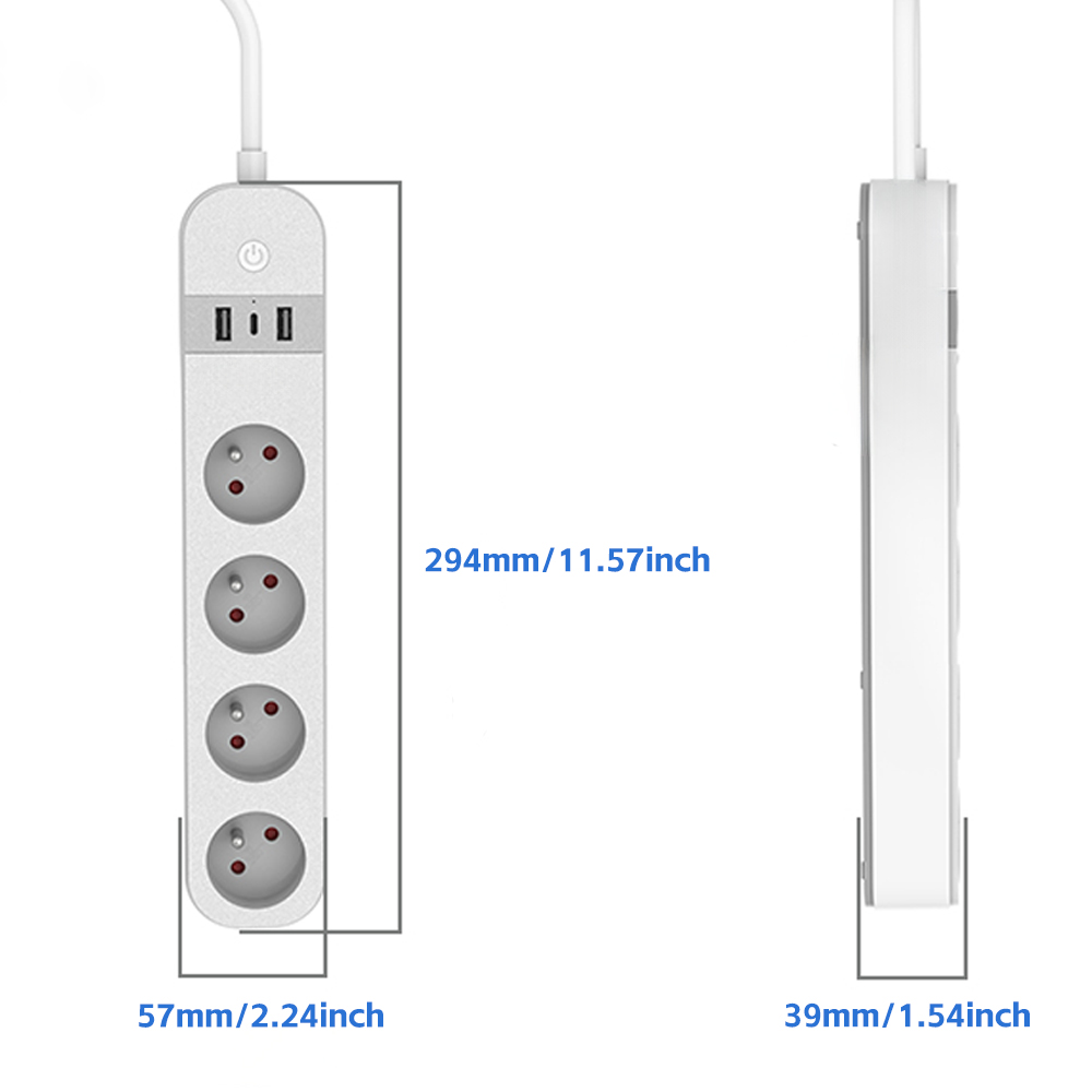 LELLKI FR WiFi Tuya Smart Powe - Smart Power Strip recensie en prijs