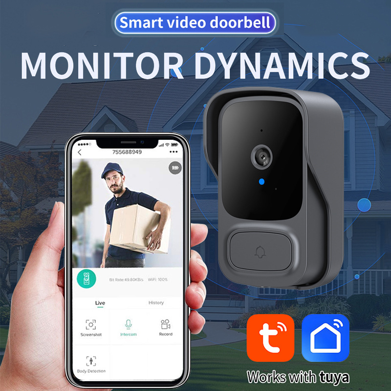 Tuay Wifi-deurbelcamera met cl - Smart Home Video Doorbell Installation recensie en prijs